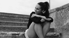 Woman monochrome Dena Kaplan