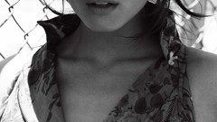 Woman monochrome grayscale Olivia Palermo