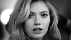 Woman monochrome imogen poots grayscale