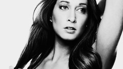 Woman monochrome long hair portraits I Must Be Dead