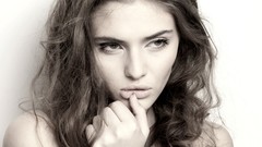 Woman monochrome models Stella Trapsh