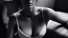 Woman monochrome underwear padma lakshmi