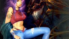 Woman Monsters fantasy art