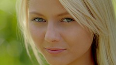 Woman outdoors blondes models Annely Gerritsen Anneli