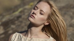 Woman outdoors blondes models Bare Maidens Gadriella (Bare 