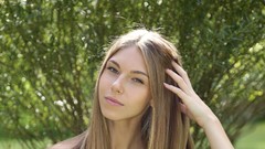 Woman outdoors blondes W4B magazine Krystal Boyd