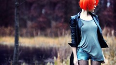 Woman outdoors deviantart pantyhose