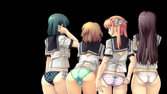 Woman panties black school