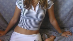 Woman panties upskirt