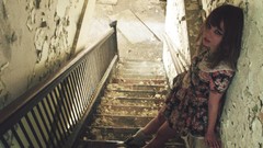 Woman Photographers redheads teen stairways abandoned house
