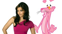 Woman Pink Panther Aishwarya Rai Actress