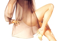 Woman pinups see-through