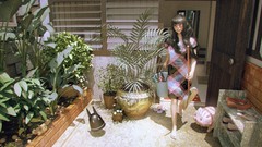 Woman Plants cleaning 3d digital art cgi