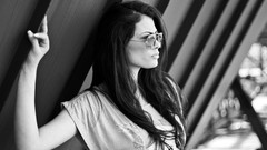 Woman portraits grayscale dina