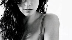 Woman portraits grayscale magazine scans Jenna Dewan