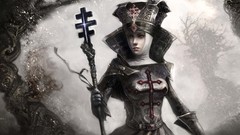 Woman priestess cgi fantasy art