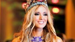 Woman queen blondes Ksenia Sukhinova