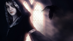 Woman Ravens hooded