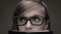 Woman reading glasses Books