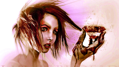 Woman red Blood Diamond