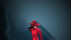 Woman red Carmen Sandiego