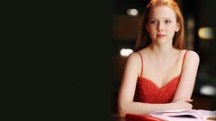 Woman red dress Actress redheads Molly Quinn