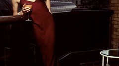 Woman red dress anastasia volochkova