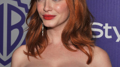 Woman redheads cleavage christina