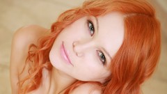 Woman redheads faces Lidiya