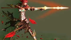 Woman redheads fantasy art