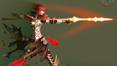 Woman redheads fantasy art