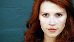 Woman redheads freckles Julie