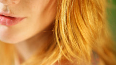 Woman redheads freckles nude