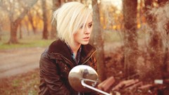 Woman retro blondes alysha nett