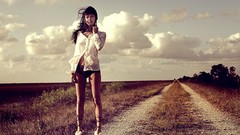 Woman roads brunettes Victoria Yun