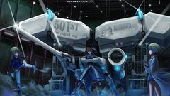 Woman Robots Anime fans anime girls science fiction fan art 