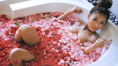 Woman roses asians kana tsugihara