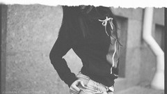 Woman Russia monochrome legs tattoos brunettes singers models 