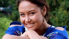 Woman Russian models Gymnast Laysan Utiasheva