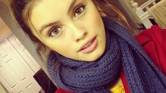 Woman scarfs brunettes Sarah Ellen