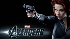 Woman Scarlett Johansson Actress Black Widow girls with guns 