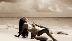 Woman sepia Adelina Pestritu