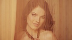 Woman sepia curtains veil models black hair ukrainian Met-Art 