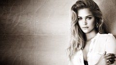 Woman sepia monochrome brunettes Esti Ginzburg