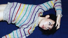 Woman short hair black hair melissa clark