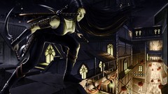 Woman sickle Warriors Swords lanterns