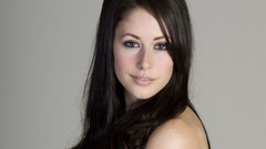 Woman Simple Background Amanda Crew