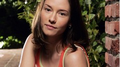 Woman sitting Actress brunettes Chyler Leigh