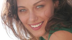 Woman smiley Actress smiling gray eyes brunettes Deanna Russo