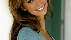 Woman smiling brown eyes brunettes Taryn Southern